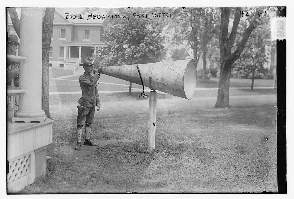 Small Megaphone, considering the size of the field.